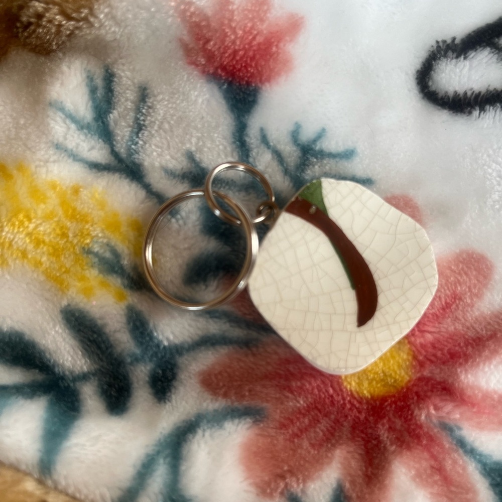 Broken China key chain